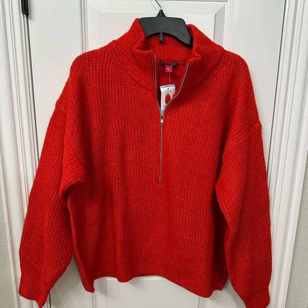 Vince Camuto quarter zip sweater